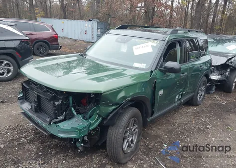 2025 Ford Bronco Sport Big Bend from USA, damaged, VIN 3FMCR9BN6SRF04227